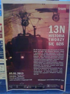 Informacja nt. pożegnalnej linii 13N z 5 stycznia 2013 roku
