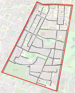 Rakowiec mapa orientacyjna