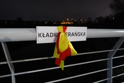 Kładka Żerańska odsłonięcie nazwy