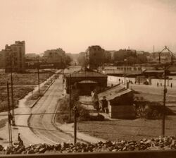 Pętla tramwajowa Radzymińska 1950