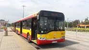 Autobus Solaris Urbino 15 na linii „171” na pętli Nowe Bemowo (2016)