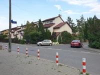 Skrzyżowanie z ul. Zeusa bliżej ul. Radiowej (2019)