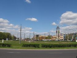 Rondo Zgrupowania AK "Radosław, widok w kierunku Żoliborza ()