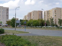 Skrzyżowanie z ul. Szareckiego (2019)