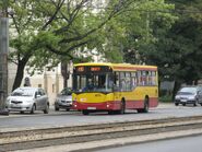 Autobus linii 410 w al. Solidarności