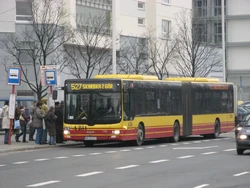 Autobus linii  na przystanku Dworzec Gdański 03 ()