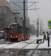 Tramwaj linii 15 na przystanku 05