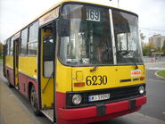 Autobus Ikarus 260.73A na linii 169 na pętli Bródno-Podgrodzie (2008)