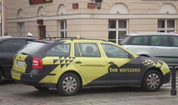 Samochód TVN Warszawa