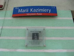 Marii Kazimiery-tablica