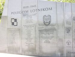 Fragment Pomnika Lotnikow