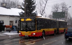 Autobus  na linii „500” na  ()