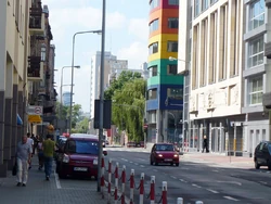 Ulica Okrzei widziana z 