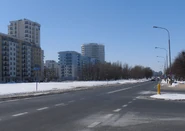 Ulica Płaskowickiej (rejon ul. Cynamonowej)