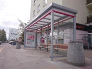 Wiata seryjna na przystanku nr 02 (2015)