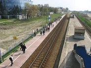 Warszawa Służewiec w trakcie przebudowy (2009)