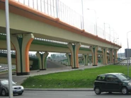 Trasa Siekierkowska przy ul. Ostrobramskiej