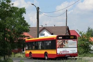 Autobus linii 115 na pętli Aleksandrów