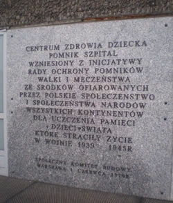 Centrum Zdrowia Dziecka (napis 1)