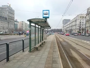 Metro Swietokrzyska 05.jpg (7,85 MB) Przystanek nr 05 (2015) – wiata typu "zielonego"