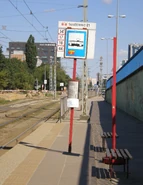 Przystanek dla wsiadających (przed przebudową)