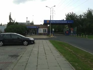 Brama wjazdowa na Stację Techniczno-Postojową