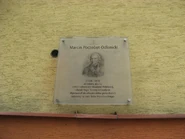 Tablica MSI o patronie ulicy