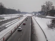 Aleja w rejonie Cmentarza Wojskowego (2010 – od 2012 jest to fragment al. Obrońców Grodna)