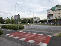 Skrzyżowanie z ul. Blatona (2025 • 2020)
