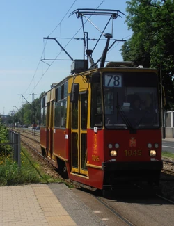 Tramwaje linii 78 na  ()