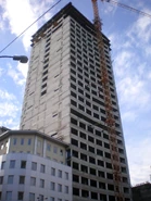 JM Tower w budowie (10.2009)