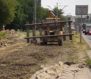 Demontaż torów na Marynarskiej (14.07.2010)