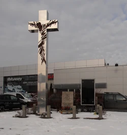 Widok miejsca pamięci( – por