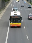 Autobus MAN NL223 na linii 511 w al. Armii Krajowej (2008)