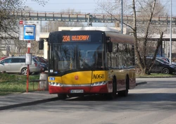 Autobus  linii 204 na pętli  ()