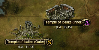 Temple of Ibalize dungeons