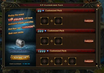 VIP Customized Pack I