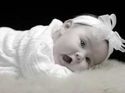 Her first official photo shoot at 2 months of age.