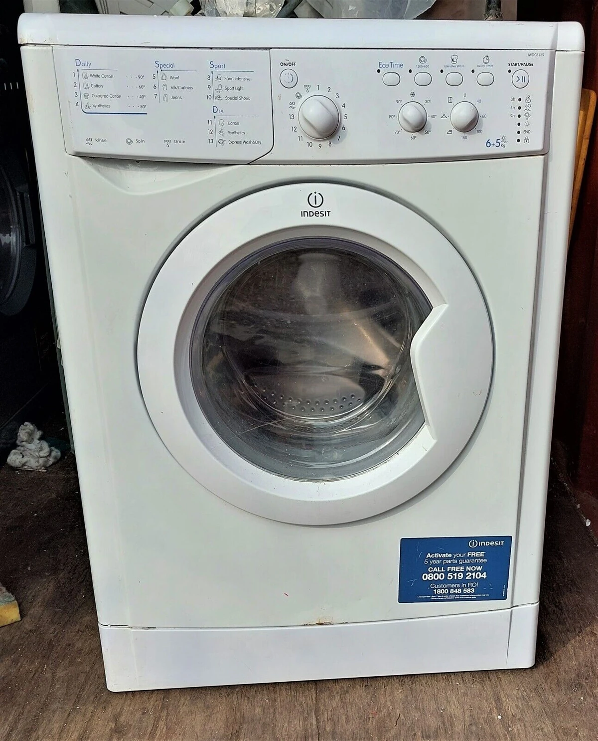 Indesit IWDC6125 Washers and Dryers Wiki Fandom