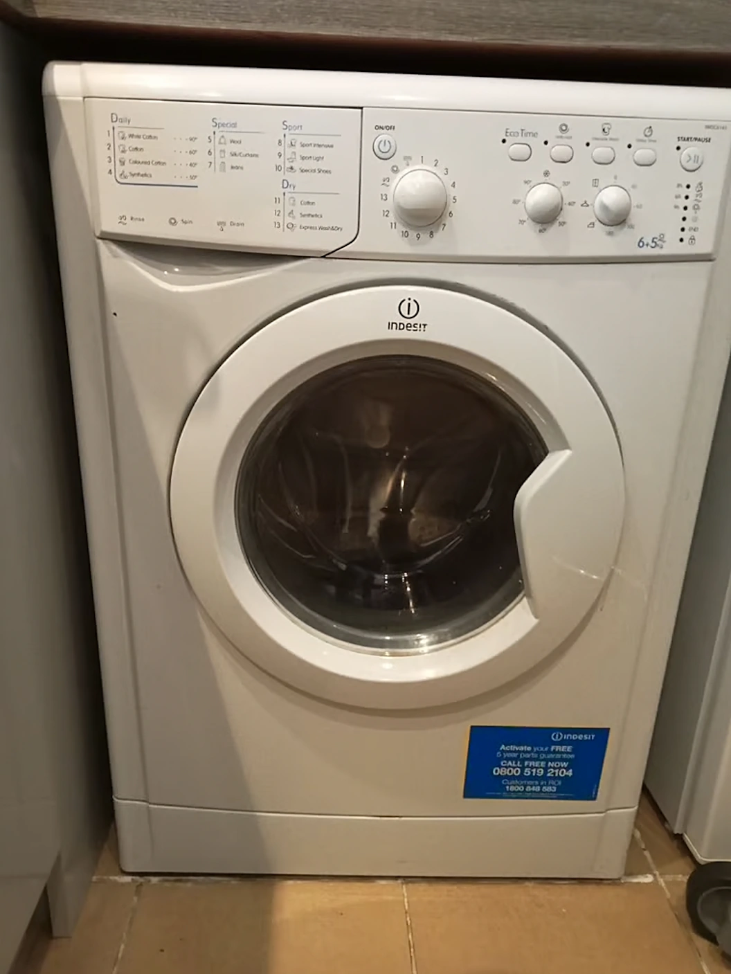 Indesit IWDC6125 | Washers and Dryers Wiki | Fandom, image size:1056x1407