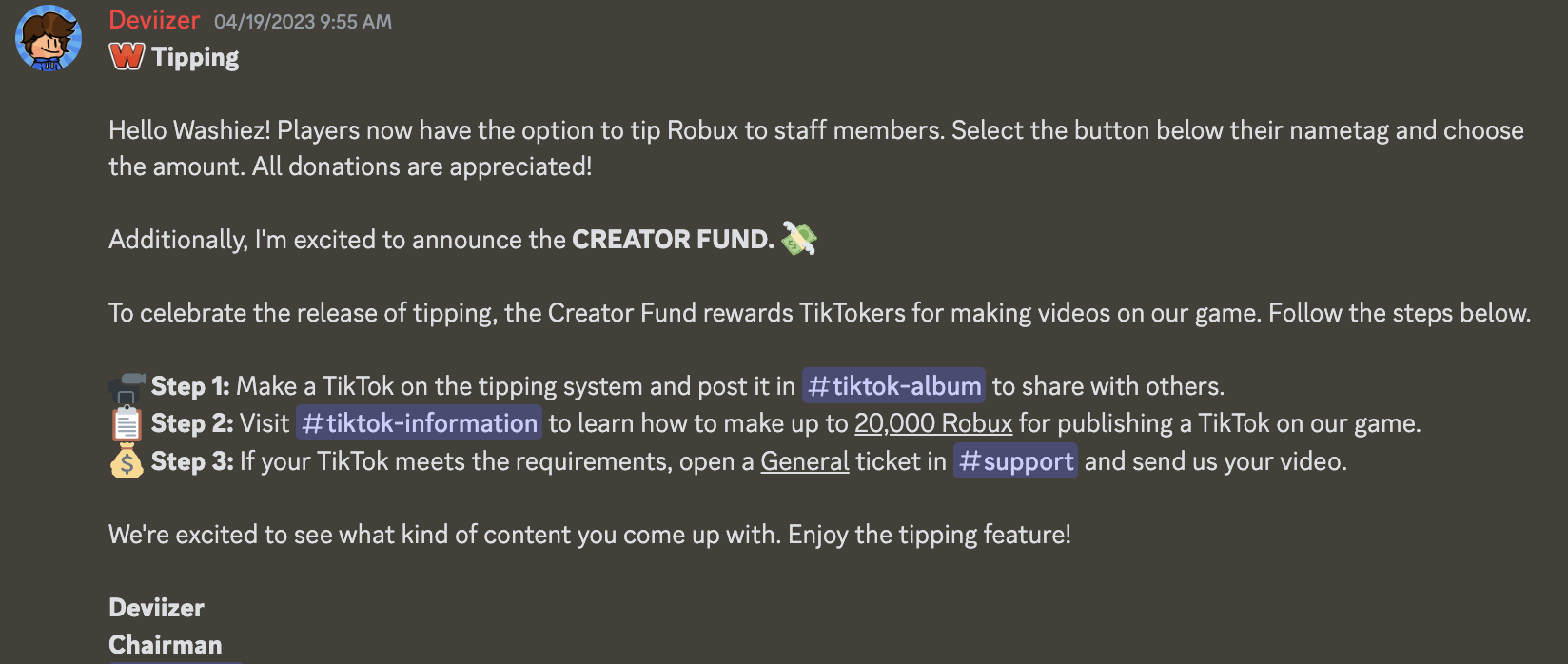 Which is your favourite feature in our new ROBLOX donation game? I