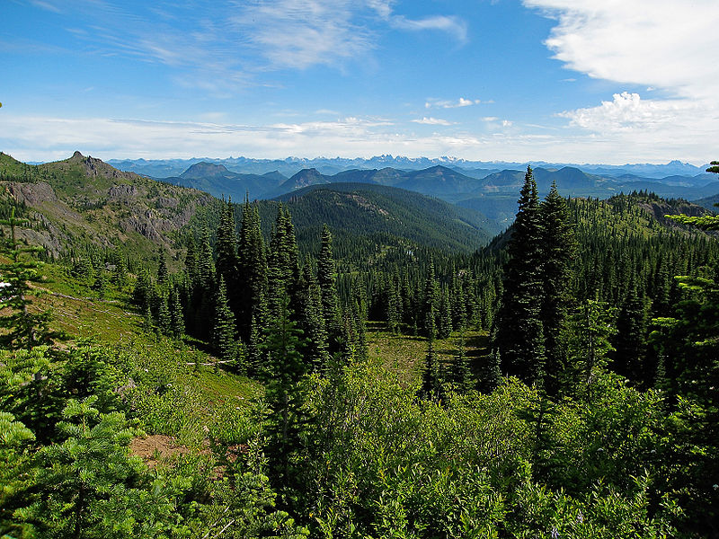 where are the cascade mountains