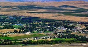 Aerial of Benton City, Washington.
