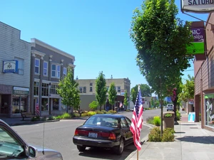 Downtown Woodland, Washington