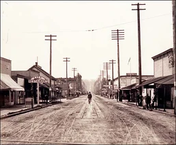 Puyallup downtown, 1890.