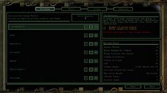 WL2 Character Creation Attributes Screen