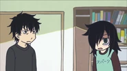 Cartoony Tomoki and Tomoko