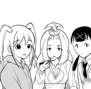 Itō sitting with Tomoko's group in Chapter 133.