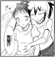 Tomoko embraces the depressed Shizuku . . .