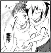 Tomoko Embraces Shizuku c149